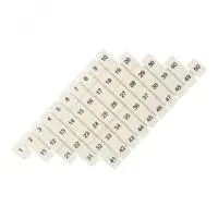 Маркеры для JXB-ST 2,5 с нумерацией 1-50 (100шт.) PROxima в Москве Маркеры для JXB-ST 2,5 с нумерацией 1-50 (100шт.) PROxima - foto