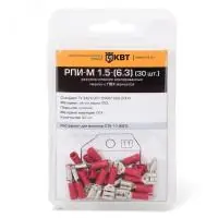 РПИ-М 2.5-(6.3) (30 шт) Разъем кабельный плоский изолированный «мама в Москве РПИ-М 2.5-(6.3) (30 шт) Разъем кабельный плоский изолированный «мама - foto