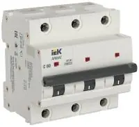 ARMAT Автоматический выключатель M10H 3P C 80А IEK в Москве ARMAT Автоматический выключатель M10H 3P C 80А IEK - foto