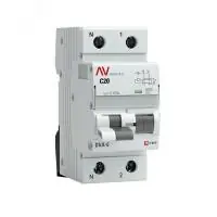 Дифференциальный автомат DVA-6 1P+N 20А (C) 30мА (AC) 6кА EKF AVERES в Москве Дифференциальный автомат DVA-6 1P+N 20А (C) 30мА (AC) 6кА EKF AVERES - foto