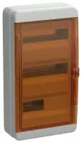 TEKFOR Корпус пластиковый КМПн-36 IP65 оранжевая прозрачная дверь IEK в Москве TEKFOR Корпус пластиковый КМПн-36 IP65 оранжевая прозрачная дверь IEK - foto
