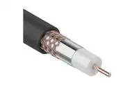 Кабель коаксиальный RG-6U, 75 Ом, CCS/Al/Al, 64%, бухта 100 м, черный OUTDOOR, REXANT в Москве Кабель коаксиальный RG-6U, 75 Ом, CCS/Al/Al, 64%, бухта 100 м, черный OUTDOOR, REXANT
