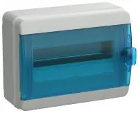 TEKFOR Корпус пластиковый КМПн-12 IP65 синяя прозрачная дверь IEK в Москве TEKFOR Корпус пластиковый КМПн-12 IP65 синяя прозрачная дверь IEK - foto