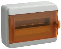 TEKFOR Корпус пластиковый КМПн-12 IP65 оранжевая прозрачная дверь IEK в Москве TEKFOR Корпус пластиковый КМПн-12 IP65 оранжевая прозрачная дверь IEK - foto